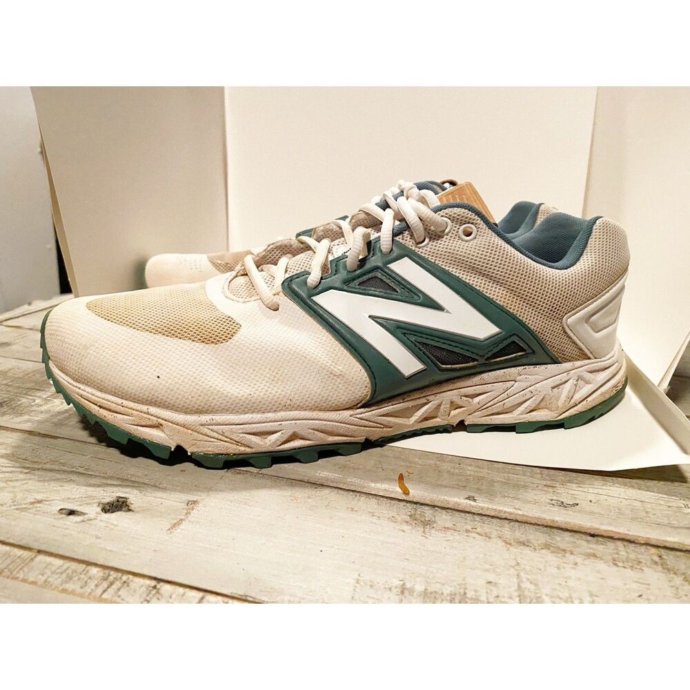 New Balance Men's Low-Cut 3000v3 Green White Athletic Shoes - Size 13